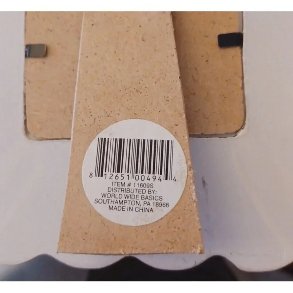 Newborn Baby Girl Photo Frame Gift Pink 3x3 Picture Free Stand Wood 6.5x6.5 Dime - Picture 6 of 12